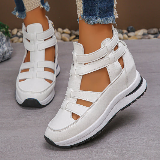 Women's Close-toed Hollow-out Sandals Summer Fashion Platform Shoes